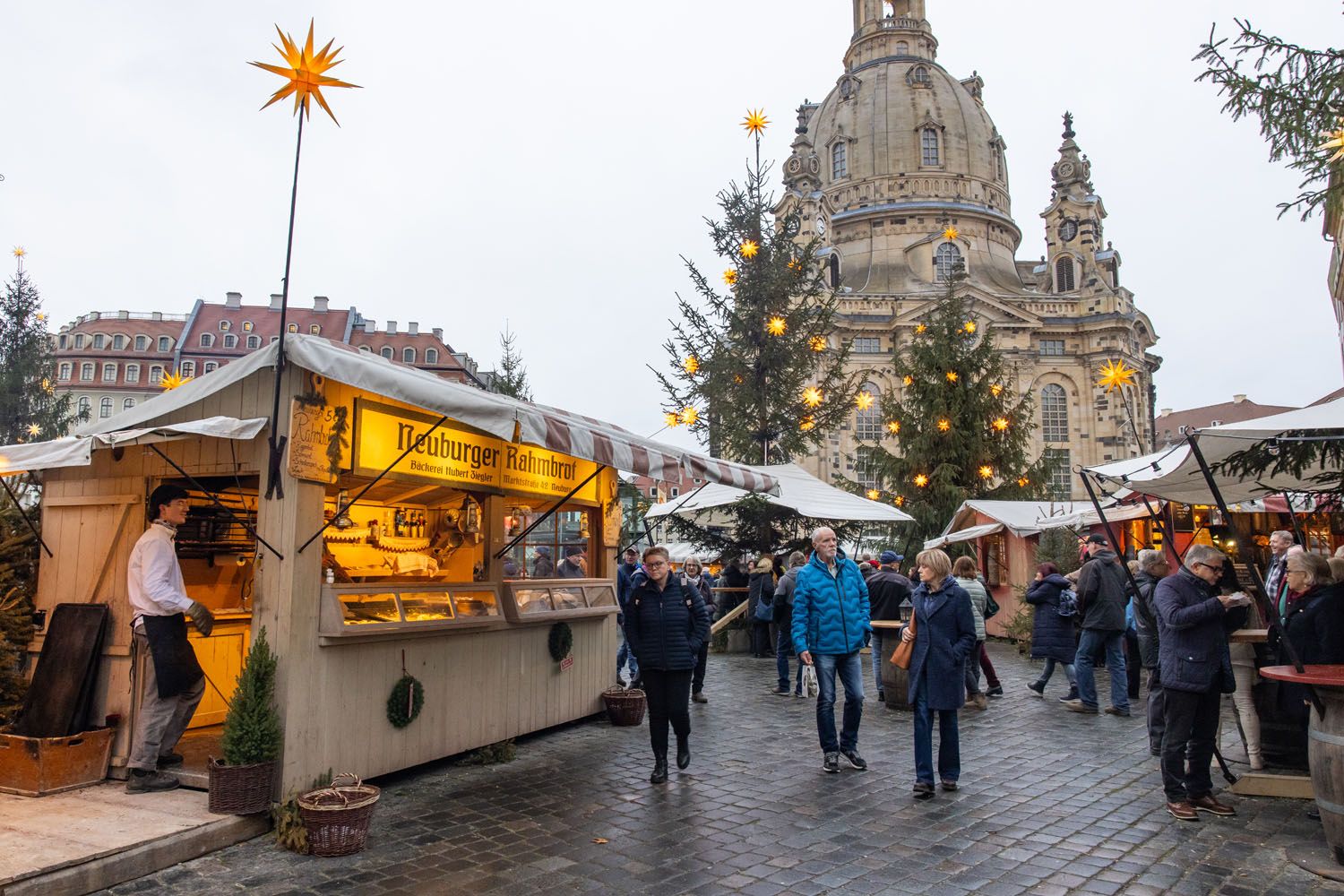 Frauenkirche Christmas Market Photo