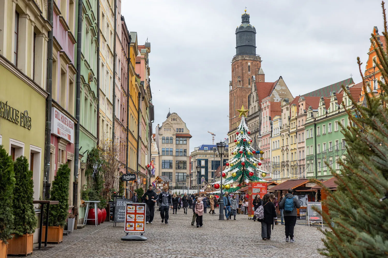 Wroclaw Market Square December